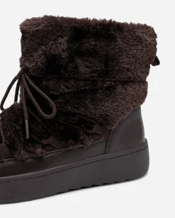 ATTITUDE ,Varmfodrade boots med snörning