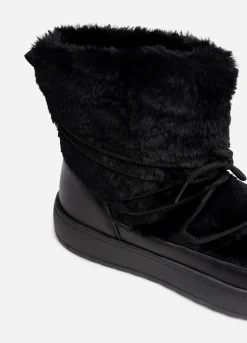 ATTITUDE ,Varmfodrade boots med snörning