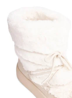 ATTITUDE ,Varmfodrade boots med snörning