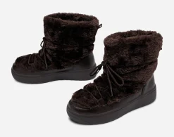 ATTITUDE ,Varmfodrade boots med snörning