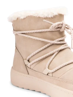 ATTITUDE ,Varmfodrade boots med snörning