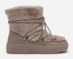 ATTITUDE ,Varmfodrade boots med snörning