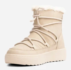 ATTITUDE ,Varmfodrade boots med snörning