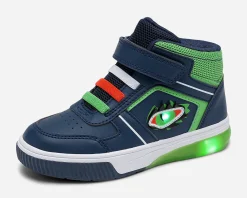 Barn DINSKO ,Blinkande höga sneakers