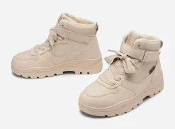 Barn DINSKO ,Fleecefodrade höga sneakers waterproof