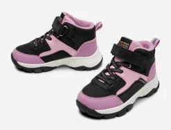 Barn DINSKO ,Fleecefodrade höga sneakers waterproof