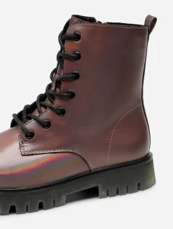 Barn DINSKO ,Varmfodrade kängor med dragkedja