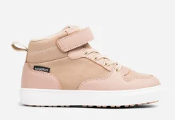 Barn LINEAR ,Fleecefodrade höga sneakers waterproof