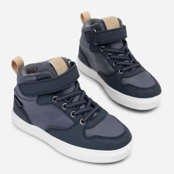 Barn LINEAR ,Fleecefodrade höga sneakers waterproof