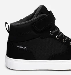 Barn LINEAR ,Fleecefodrade höga sneakers waterproof