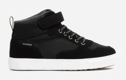 Barn LINEAR ,Fleecefodrade höga sneakers waterproof