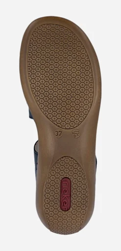 RIEKER ,Sandaletter med remmar