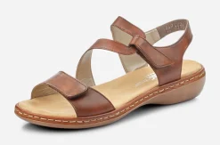 RIEKER ,Sandaletter med remmar