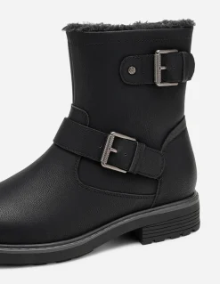 SO ALL ,Varmfodrade boots med spänne