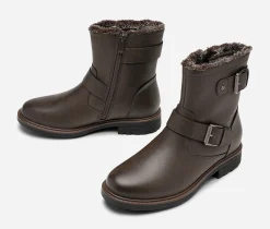 SO ALL ,Varmfodrade boots med spänne