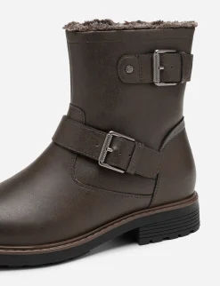 SO ALL ,Varmfodrade boots med spänne